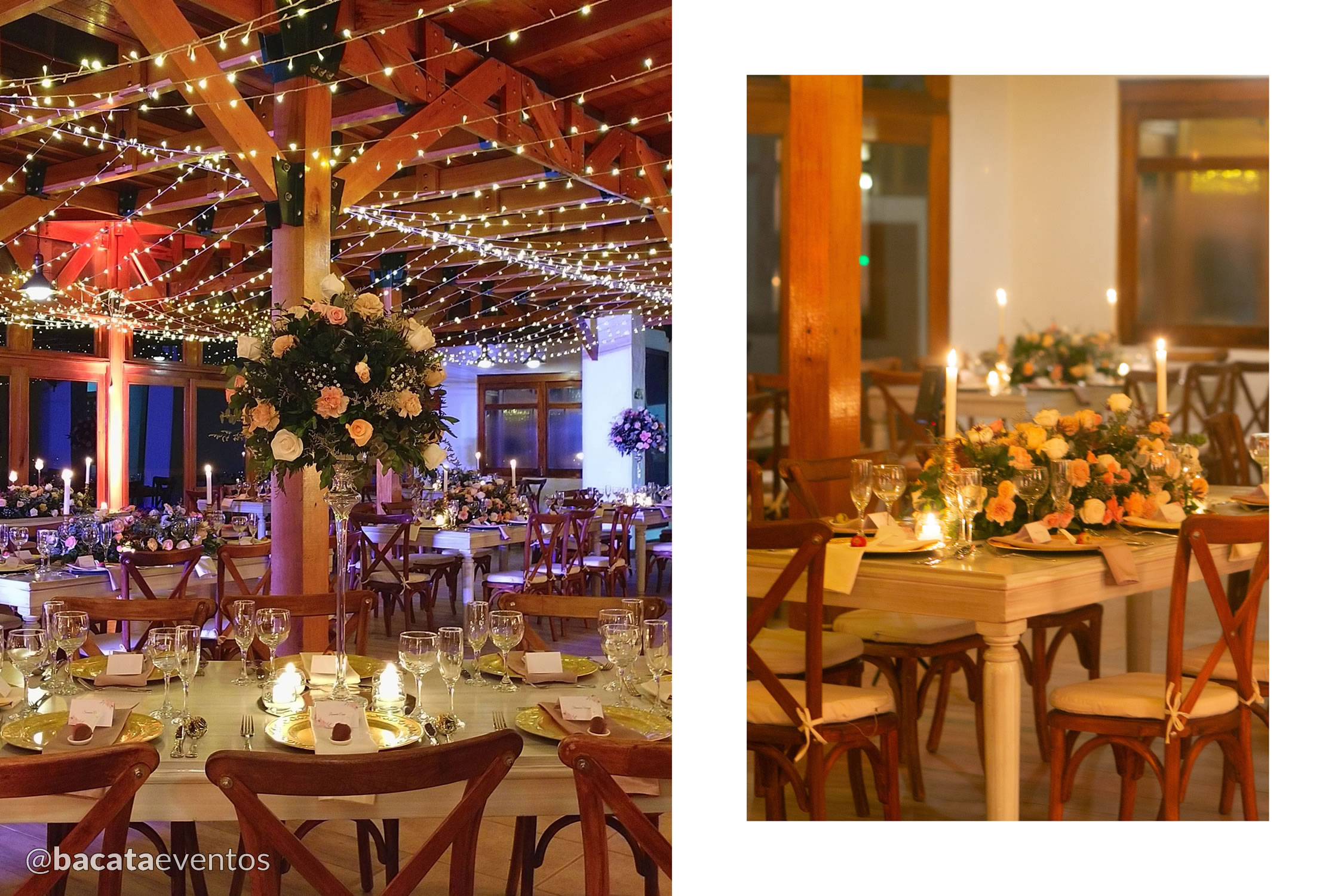 Bacatá Eventos - Mesa decapé beige