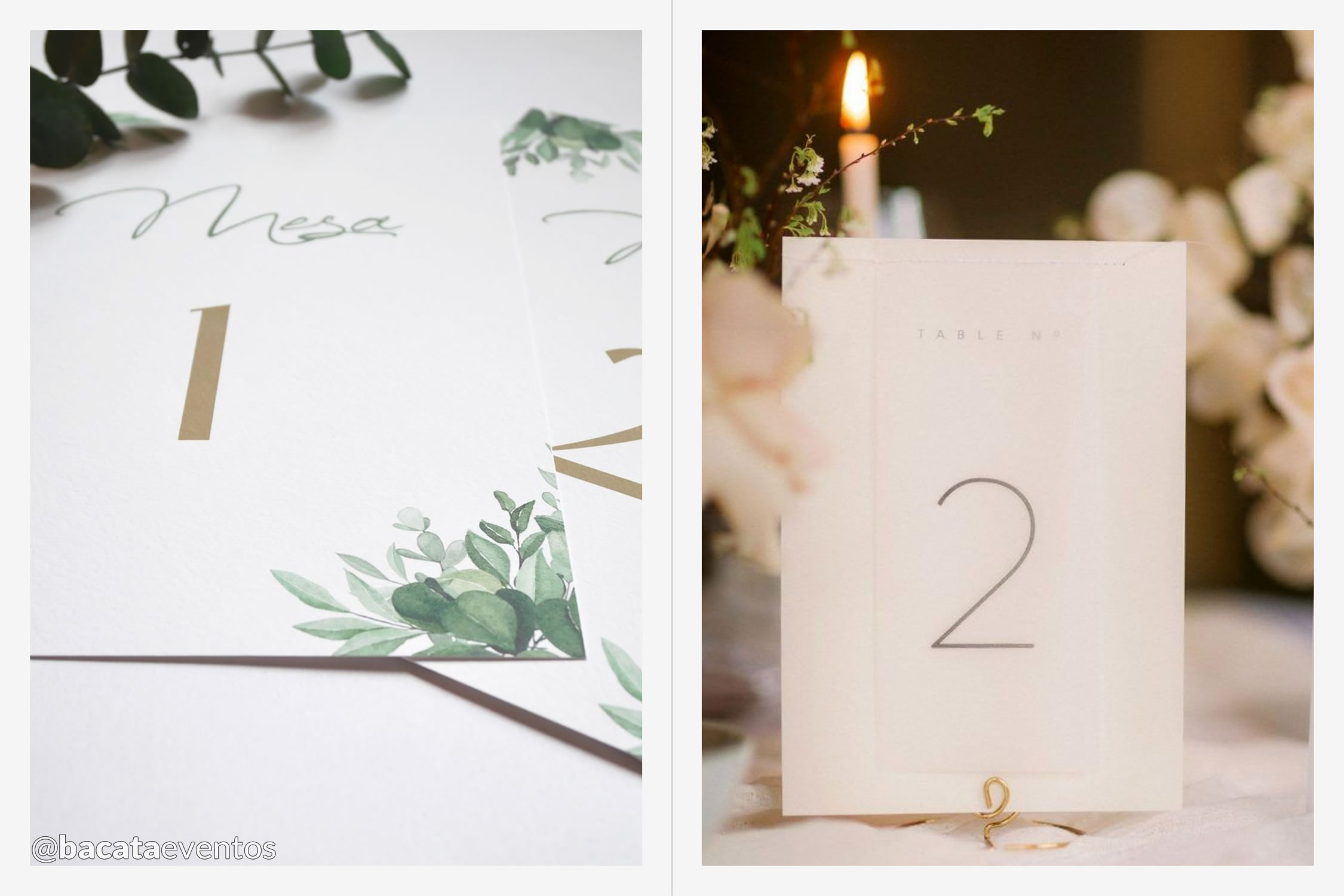 Bacatá Eventos - Marca mesa