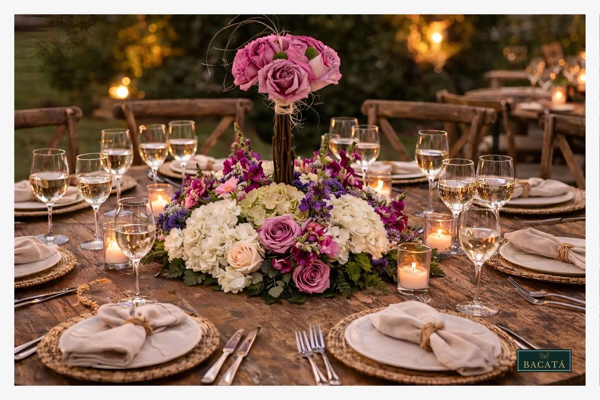 Bacatá Eventos - Centro de mesa